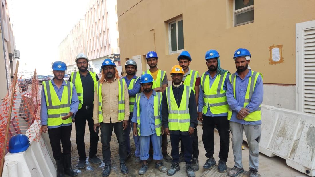 Qasr Al Bahr site team